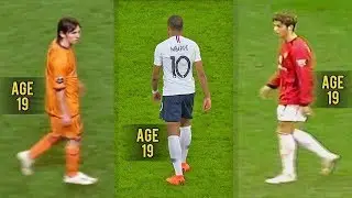 Messi and ronaldo were mosters at 19