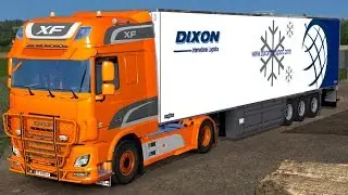 ETS 2 1.24 DAF XF Euro6 Openpipe Aalborg - Odensee