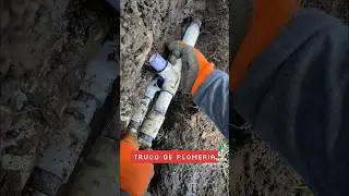 Truco de plomeria - plumbing trick #hazlotumismo #diy #plomeriaparaprincipiantes #pvcpipe #garden