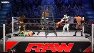 WWE 12 | Kofi Kingston vs Sin Cara vs Rey Mysterio vs Evan Bourne vs Justin Gabriel vs Tyson Kidd