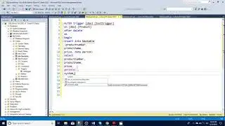 How to alter a trigger and add columns in a trigger in SQL server manager
