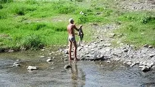 Прачечная в реке Сочи