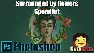 Surrounded by flowers - SpeedArt