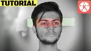 Torn paper portrait effect tutorials in kine master pro [In english ]2018