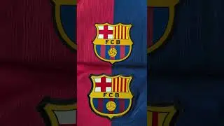Barcelona Player vs Fan Home Jersey Comparison - 24/25 #shorts