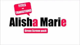 Alisha Marie green screen pack