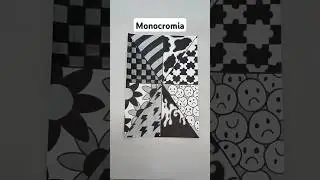 Monocromia é quando utilizando vários tons da mesma cor em um desenho, ou em uma combinação #arte