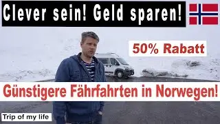 Norwegen, Fähre, 50% RABATT auf Fährfahrten!? AutoPASSFerje | Funktioniert es? Wie geht es?