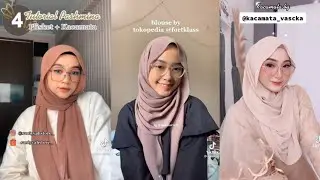 Tutorial Hijab berKacamata😎 [TikTok] Hijab Pashmina