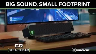 Mackie CR Stealth Bar - Small Desk-Space Killer