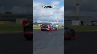 Ken Block Hoonitron vs Audi R8 GT vs RS e-tron GT #dragrace #youtubeshorts #shorts credit -Carwow