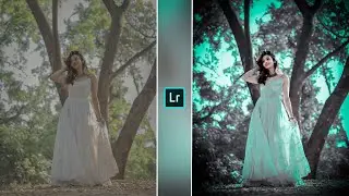 Balck And Aqua Blue Tone Lightroom Photo Editing | Lightroom New Photo Editing | Lr Photo Editing