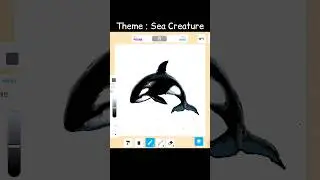 Theme : Sea Creature #roblox #art #drawing #painting #illustration #games #shorts
