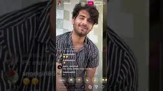 Umer Butt Tiktok star Live on Instagram