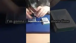 The Invisible Card 😲(10 days of magic day 7) #shorts