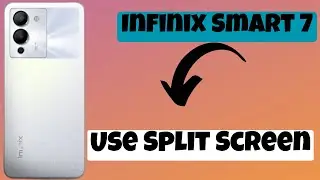 Infinix Smart 7 Use Split Screen || How to use multiple screens || Split screen settings