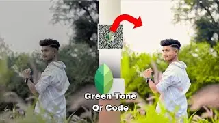 snapseed QR code photo editing tutorial, face smooth & background color change snapseed tricks 😱