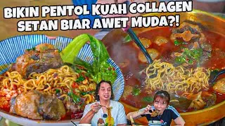 MAKAN INI BIKIN GLOWING DAN AWET MUDA?! MIE PENTOL HOTPOT COLLAGEN MALAPETAKA!