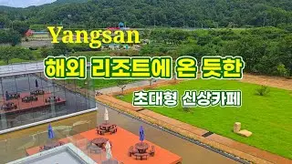 리조트에 온 듯한 초대형카페#부산근교신상카페#내돈내산 