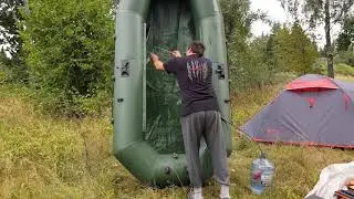 Уход за ПВХ лодкой. Автоматизация мойки. Тест.