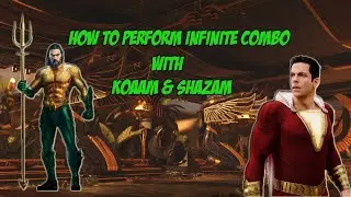 Injustice 2 Mobile. How to do an infinite combo. KOAAM & SHAZAM