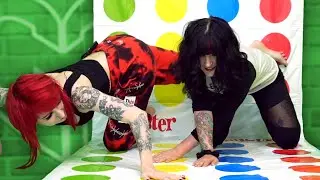 We played twister but we made it stupid