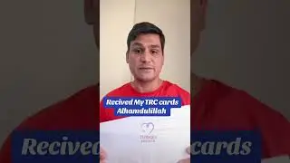 #Recived #My #TRC #cards #Today #Alhamdulillah #all #My #experience #i #share #with #you #hope