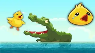 CROCODILE Eats BIRDS🥲 - Hill Climb Racing