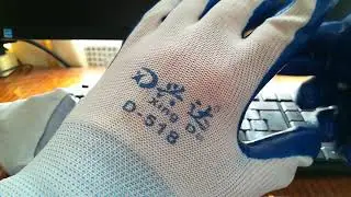 Nitrile coated working  gloves from Aliexpress.