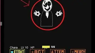 Undertale Gaster. Битва с Гастером~ (Easy) Досмотрите до конца.