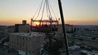 הופעה בשמים - אירוע פרידה מתחנת הקמח ההיסטורית של ירושלים בהובלת ראש העיר משה ליאון