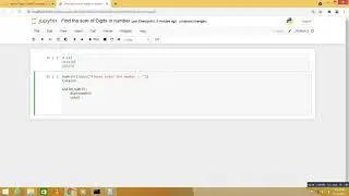 Python Program Find the sum of Digits in number