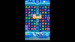 Jewel Pop Mania:Match 3 Puzzle Level 44 ( Jewel Ice Episode ) - Walkthrough ( No Booster )