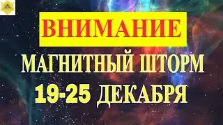 МАГНИТНЫЙ ШТОРМ С 19 ДЕКАБРЯ СИЛОЙ В 6 БАЛЛОВ .МАГНИТНЫЕ БУРИ В ТРЕТЬЕЙ ДЕКАДЕ ДЕКАБРЯ 2023 ГОДА.