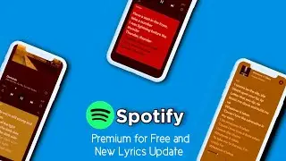 Spotify New Lyrics feature Update Overview \\ Spotify Premium for free || by VIkzz Tech