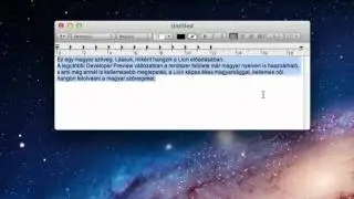 OS X Lion - szövegek felolvasása magyarul