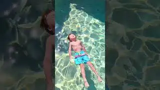 When you found paradise #survivalswimming #floating #pool #swimming #toddler #family #onlinecourse
