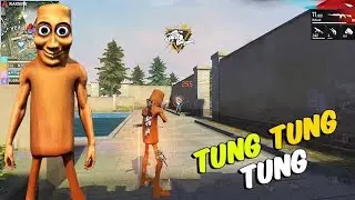 Tung Tung Sahur Prank Video 🤩 Solo Vs Squad Rank Gameplay 📲 Vivo V25 [ FREE FIRE ]