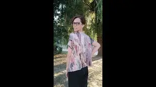 Туника из шелкового атласа