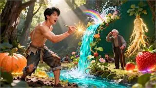 🌄 Farmer Discovers Magic Painting That Heals & Grows Giant Crops! Rags to Riches Love Story