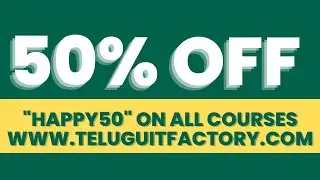 50% Off on all Courses till Tomorrow | Happy50 Coupon Code.