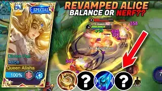REVAMPED ALICE NO STACKS IS HERE! | NEW BUILD/ EMBLEM SET/ SPELL| MUST TRY!!| MLBB