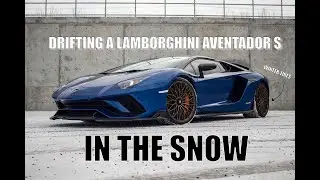 Snow Drifting: Lamborghini Aventador S - Calgary || Raceline Media