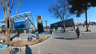 4K 360 video Bursa city, walking tour,Turkey
