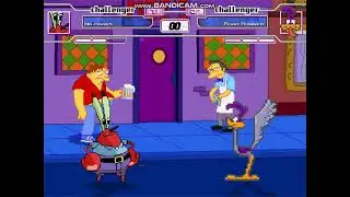 MUGEN: Mr. Krabs (Me) vs Road Runner
