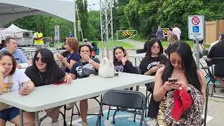 Crazy acoustic cover at Street Eats event Burlington, Ontario