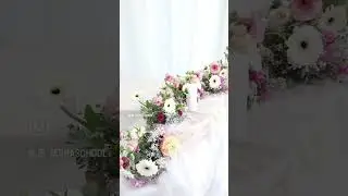 타샤스쿨 플로리스트 기초과정 플라워갈란드 연출