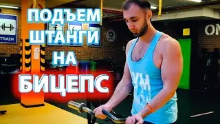 Подъем W- образной штанги на бицепс| Упражнение на БИЦЕПС