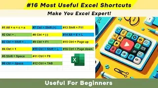 16 Most Useful Shortcuts kesy Will Definitely Make You Excel Expert Shortcuts For Beginners