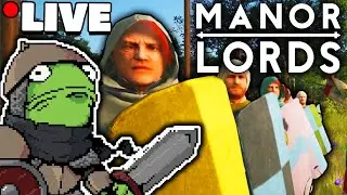 MANOR LORDS (LIVE) Hardest Bandit Start
